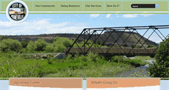 Desktop Screenshot of cityofprineville.com